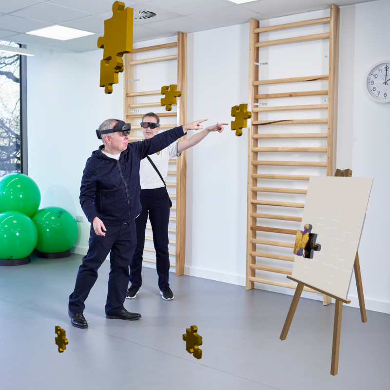 Strolll_2 Strolll AR-prillidega kuvatakse harjutused, visuaalsed vihjed ja mängulised ülesanded otse patsiendi vaatevälja.