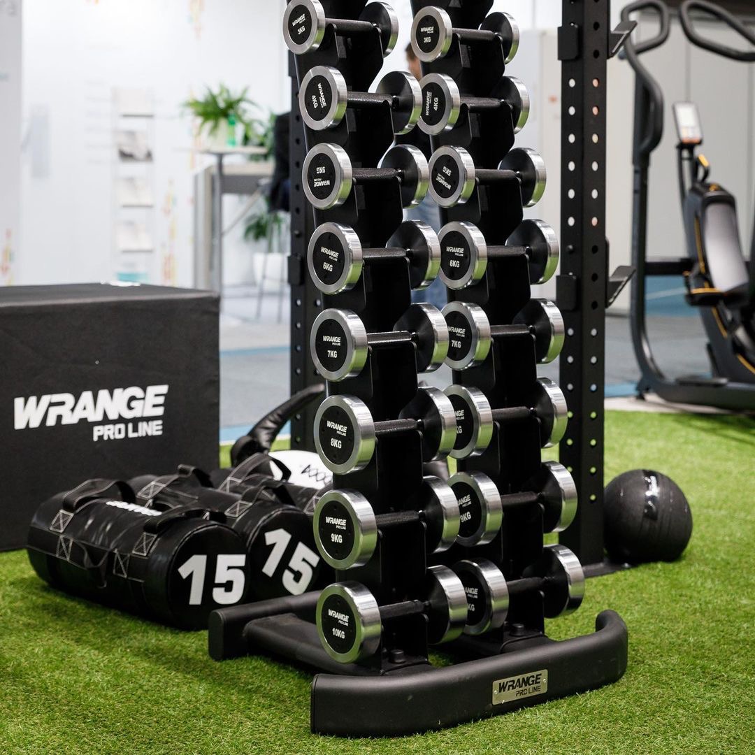 Wrange Pro Line vertikaalne hantliriiul 1-10kg. Tootekood: Pltower_rack 2
