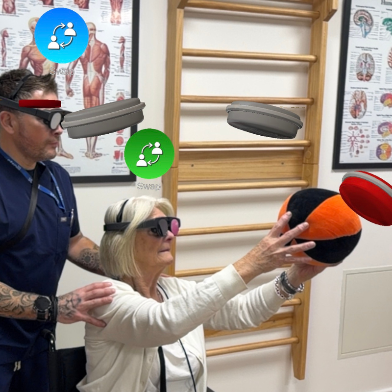 Strolll_3 Strolll AR-prillidega kuvatakse harjutused, visuaalsed vihjed ja mängulised ülesanded otse patsiendi vaatevälja.