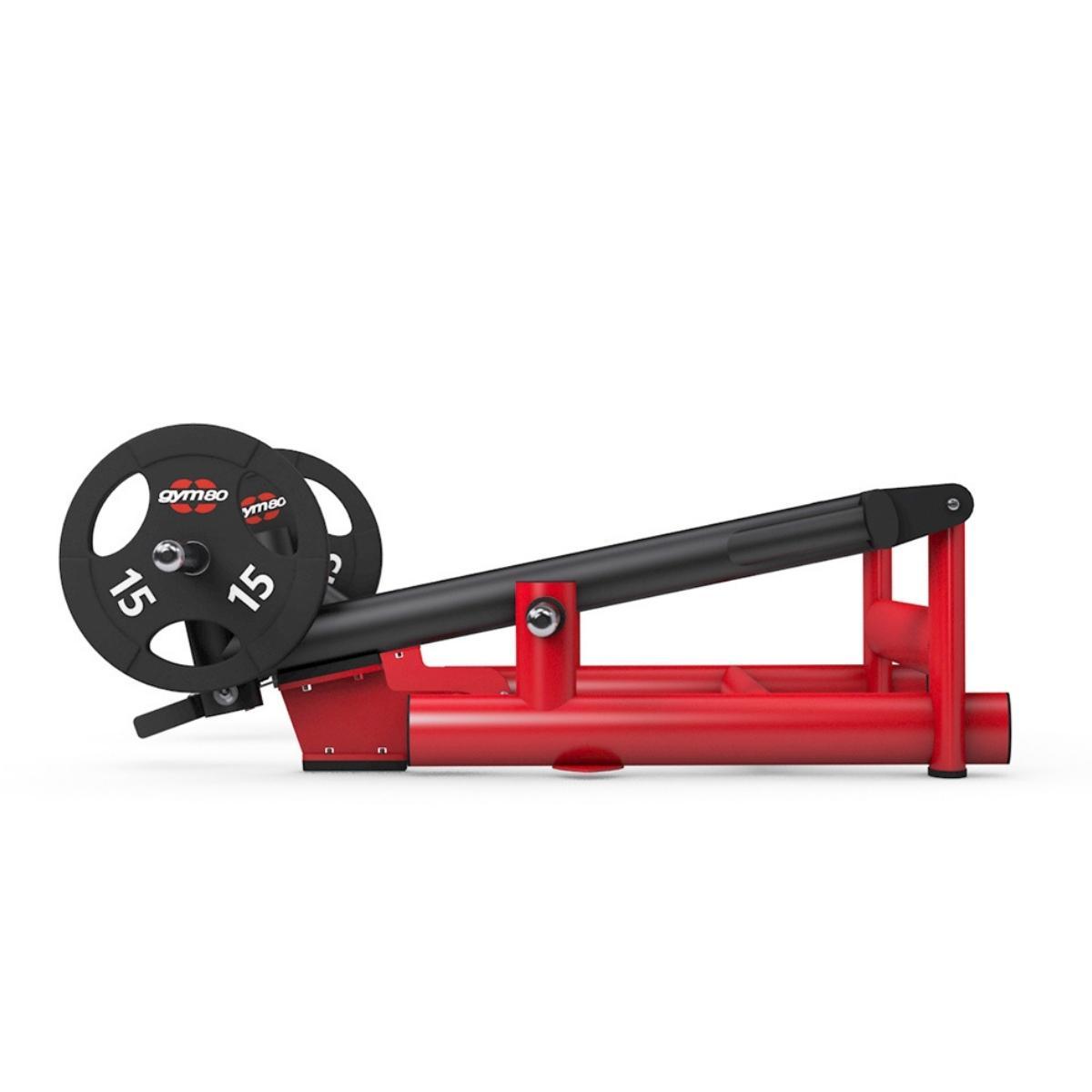 Gym80 Jõutõmbemasin pööratavate käepidemetega, raskusketastega laetav, Pure Kraft, side. Tuotekood: 00004332