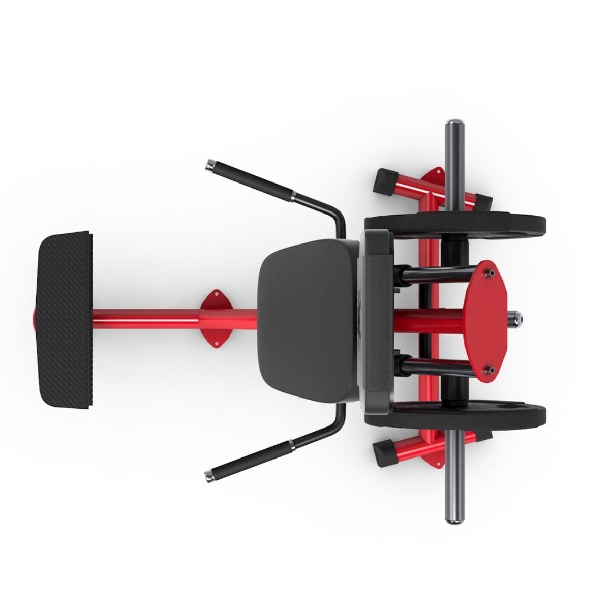 Gym80 Sääretõstemasin 55° püstises asendis, raskusketastega laetav Pure Kraft, up. Tuotekood: 00004345