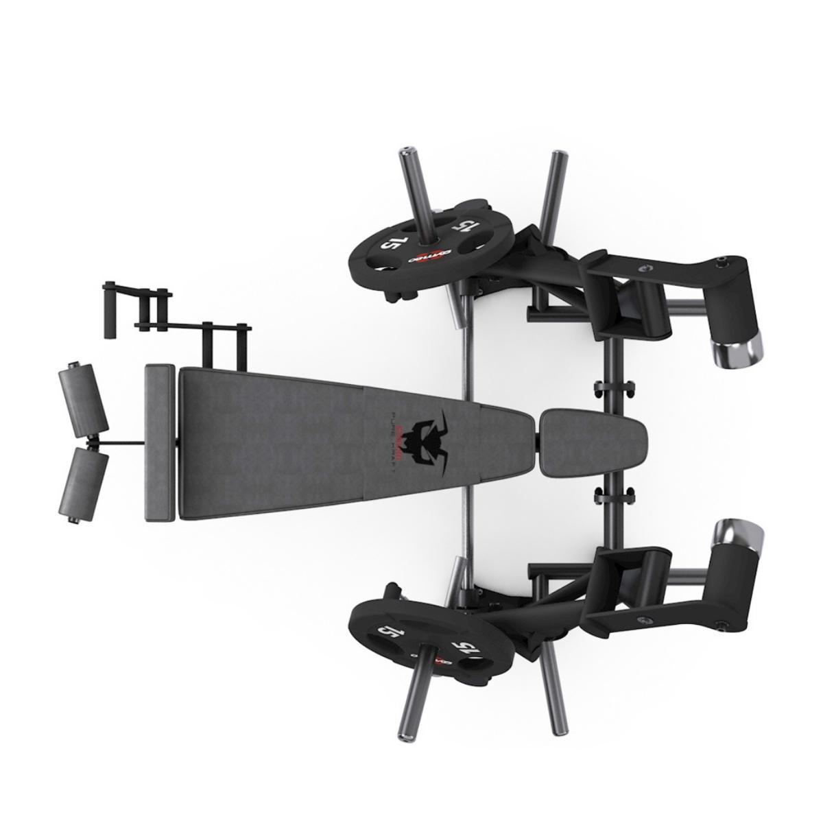 Gym80 Negatiivse kaldega surumismasin DUAL, raskusketastega laetav, Pure Kraft Strong, up. Tuotekood: 00004362