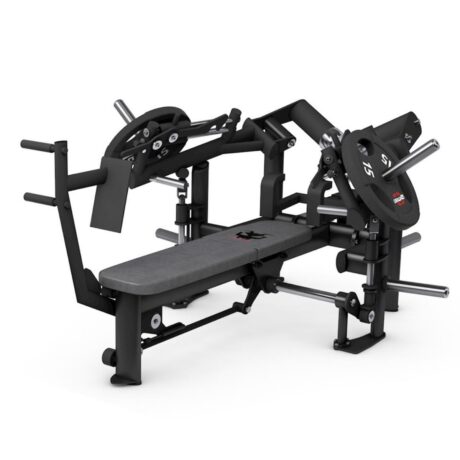 Gym80 Kahefunktsiooniline surumispink, raskusketastega laetav, Pure Kraft Strong. Tuotekood: 00004364