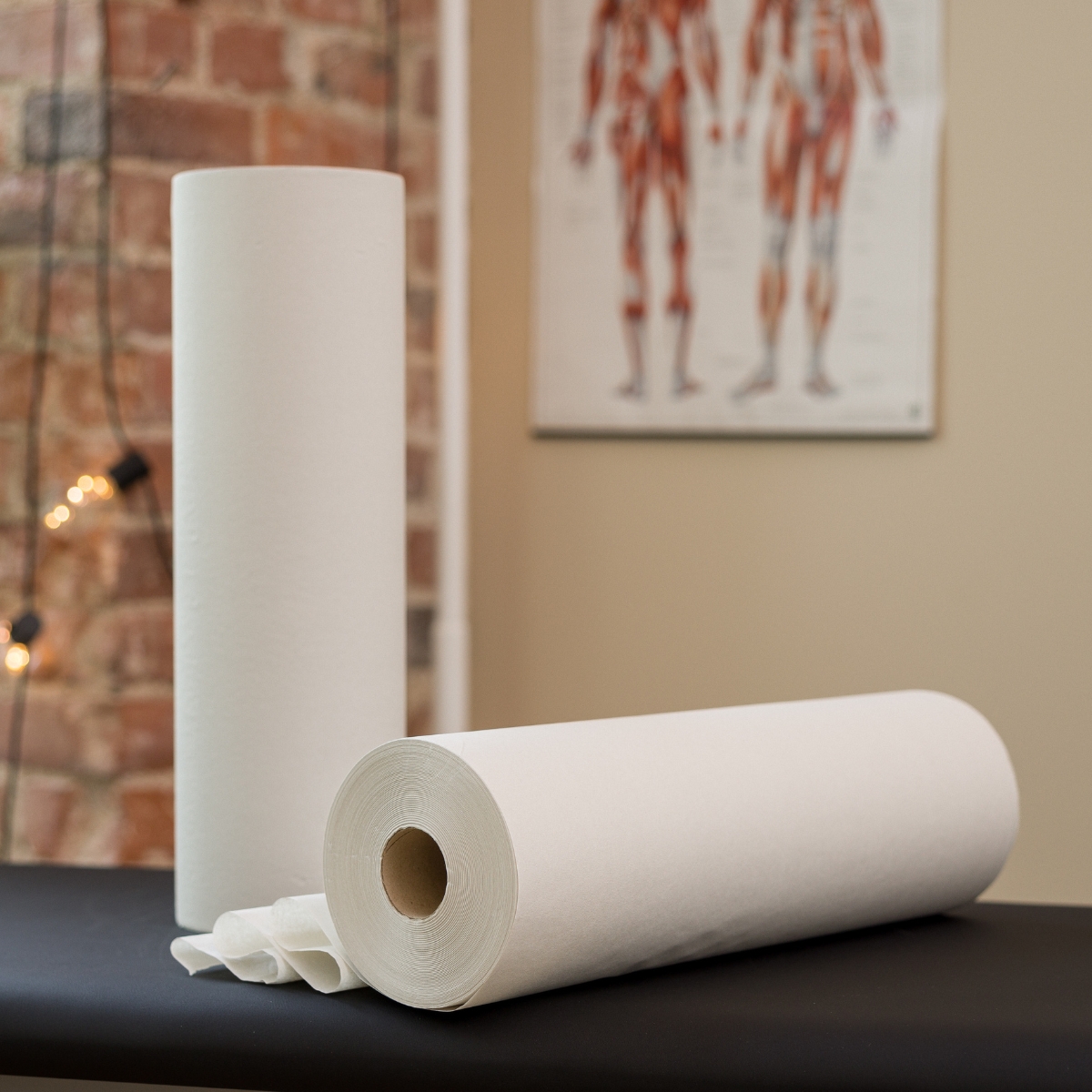 Looduslik valge paber massaažipiirkonna töötlemiseks. Tootekood 106101