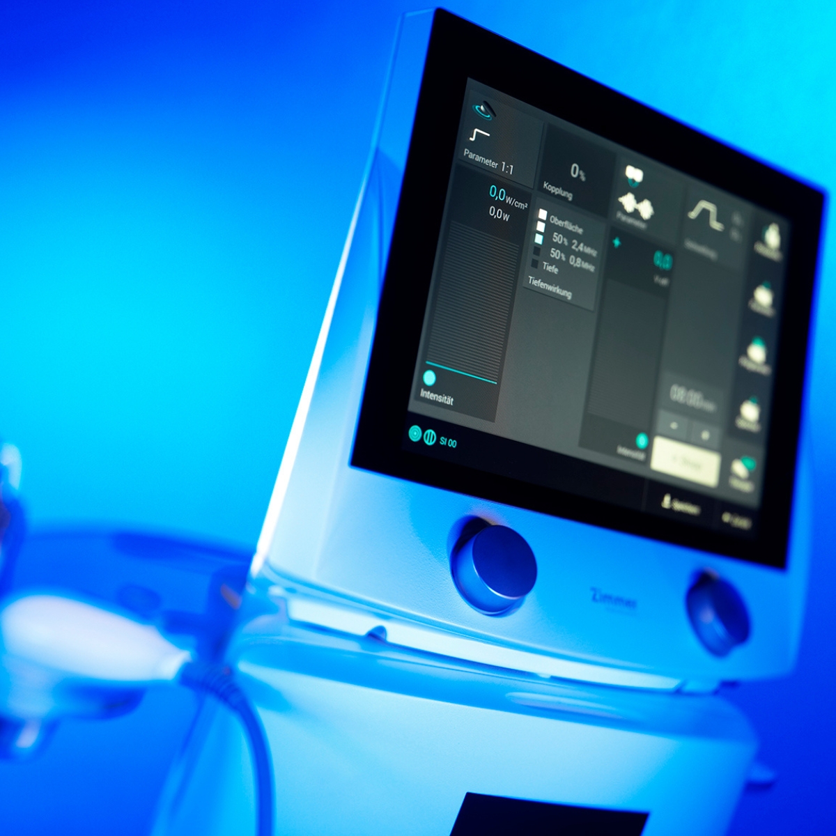 Zimmer PhySys kombineeritud ultraheli (koos valikulise SysCartiga). Tootekood: ZM_6221-X01-01_b