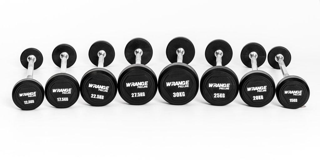 Wrange Pro Line Pu fikseeritud raskustega kang, msut. Tootekood: PlBarbell