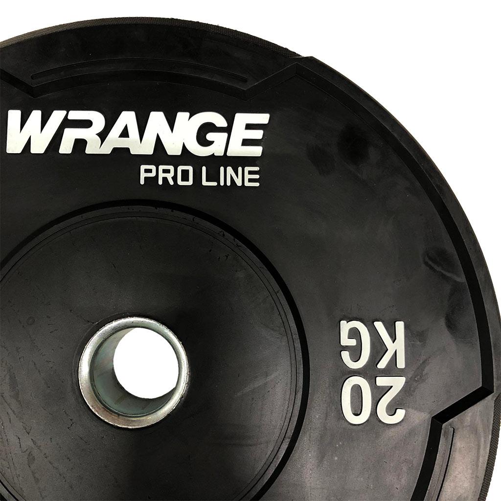 Wrange Pro Line Black Bumper raskusketas must 20kg. Tootekood: plbb_200 close